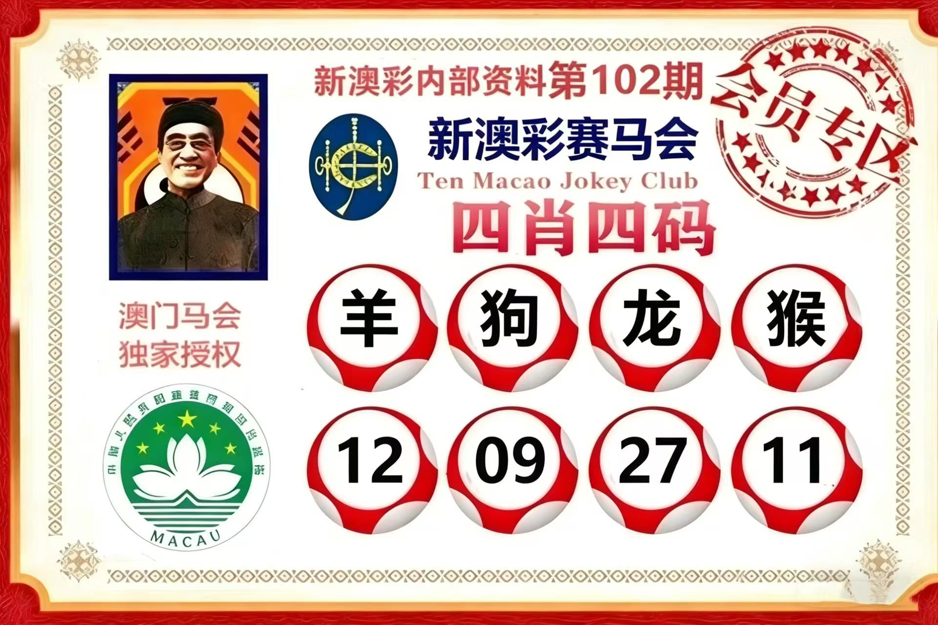 第102期【四肖】