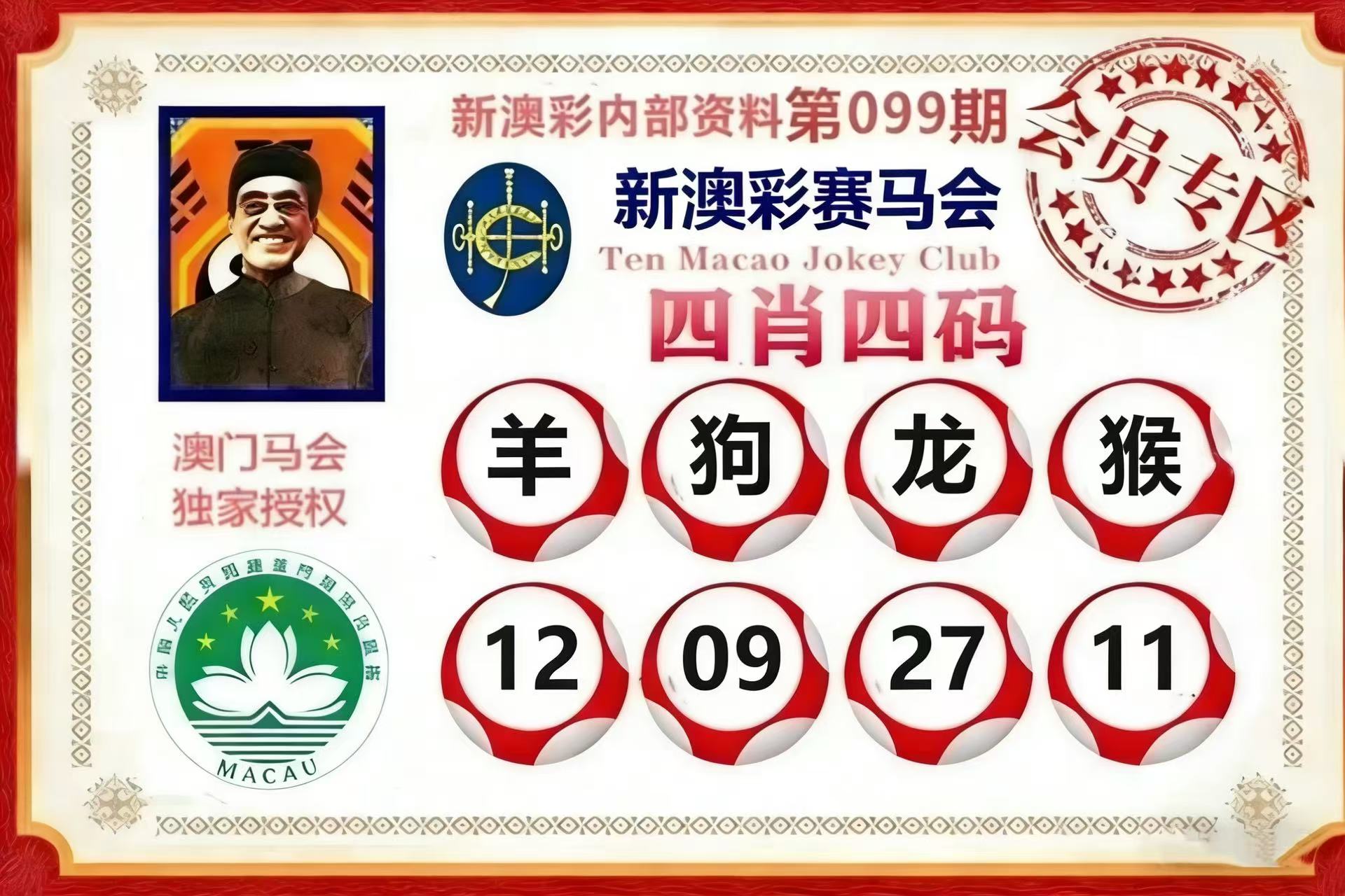 第099期【四肖】